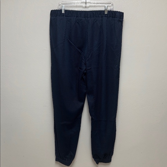 Wildfang Empower Navy Mesh Jogger Pants - Picture 6 of 10